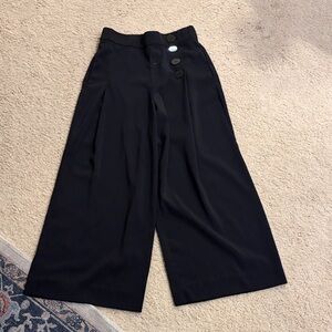 Zara Black Elastic Waist Pants